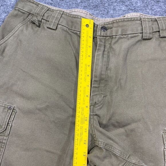 Duluth Trading Cargo Shorts Mens 42 Green - Picture 4 of 8